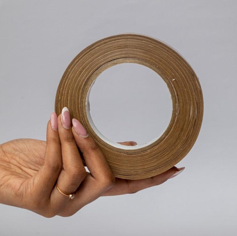 Eco Friendly Paper Adhesive Tape | 1 inch x 50 Mtrs | Pack Of 2 | Brown - Eco Friendly Tape | Verified Sustainable by Brown Living™