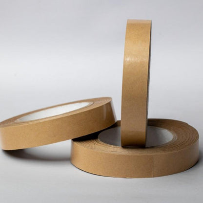 Eco Friendly Paper Adhesive Tape | 1 inch x 50 Mtrs | Pack Of 2 | Brown - Eco Friendly Tape | Verified Sustainable by Brown Living™