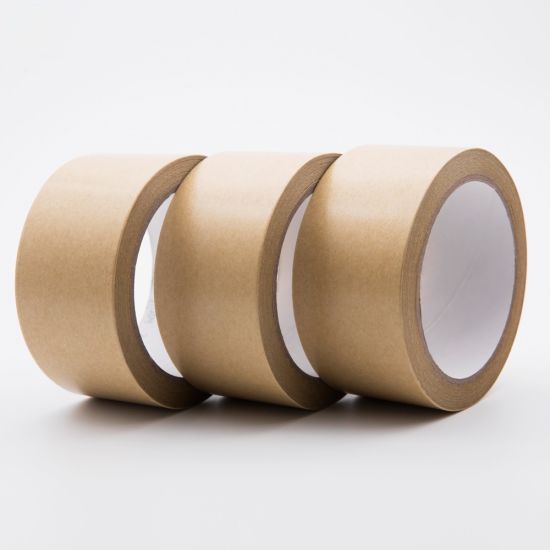 Eco Friendly Paper Adhesive Tape | 3 inch x 50 Mtrs | Pack Of 2 | Verified Sustainable by Brown Living™