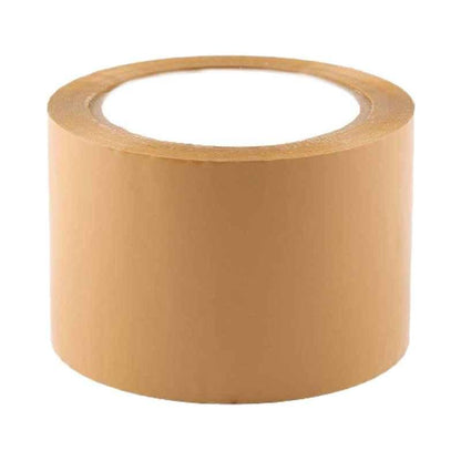 Eco Friendly Paper Adhesive Tape | 3 inch x 50 Mtrs | Pack Of 2 | Verified Sustainable by Brown Living™