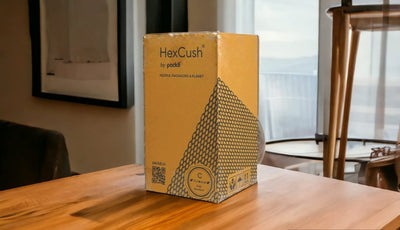 Eco Friendly HexCush Paper Bubble Honeycomb Roll - 100m X 12" – Packing Materials on Brown Living™. SKU: HBB_100X12_P1. Img 5.