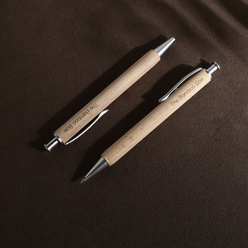 Buy Eco Friendly Pens | 2 Refillable Ball Pen | Sustainable Wooden Pens | Shop Verified Sustainable Stationery on Brown Living™