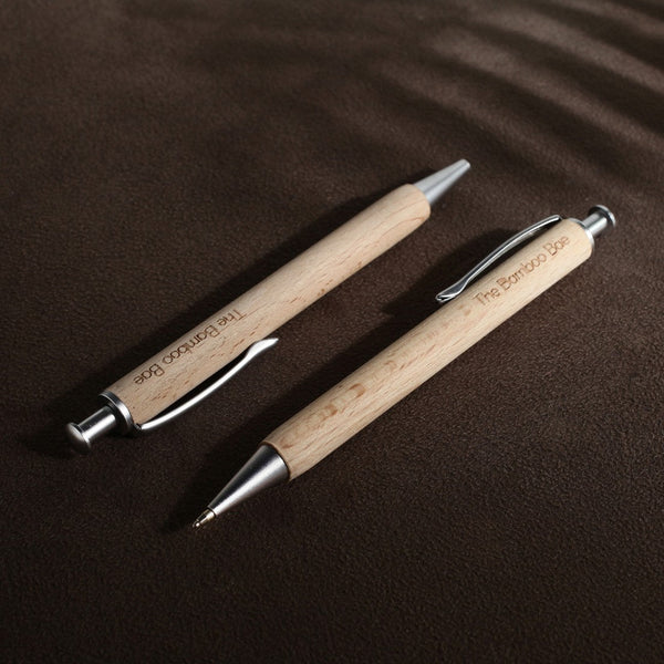 Buy Eco Friendly Pens | 2 Refillable Ball Pen | Sustainable Wooden Pens | Shop Verified Sustainable Stationery on Brown Living™