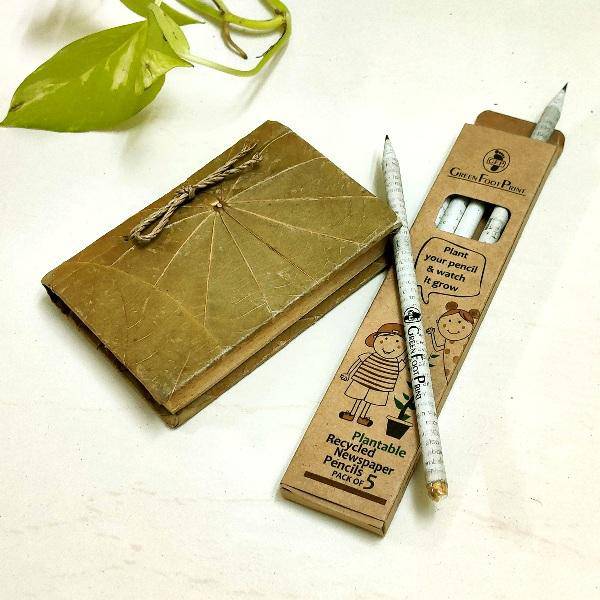 Buy Eco friendly Plantable Stationary Kit | Return Gift Sets | Shop Verified Sustainable Products on Brown Living