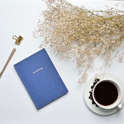 Eco - friendly Tree Free Hardbound Notebook | Dark Blue | Verified Sustainable by Brown Living™