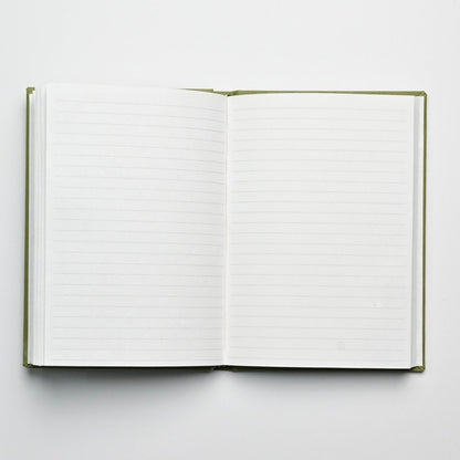 Eco - friendly Tree Free Hardbound Notebook | Olive | Verified Sustainable by Brown Living™