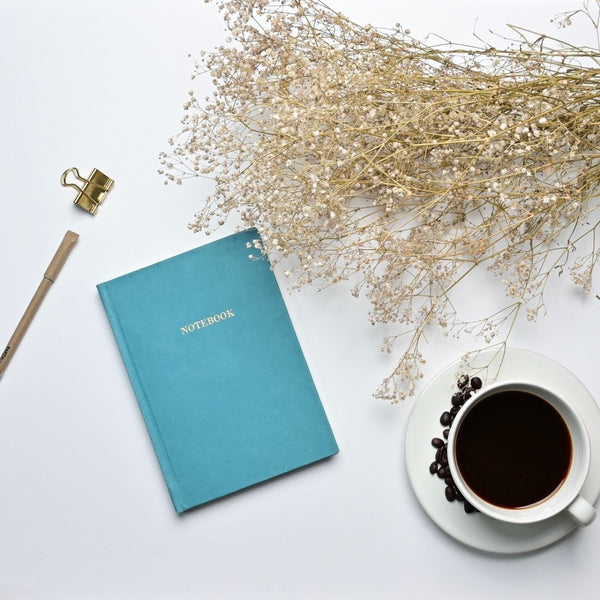 Buy Eco-friendly Tree Free Hardbound Notebook | Teal | Shop Verified Sustainable Notebooks & Notepads on Brown Living™