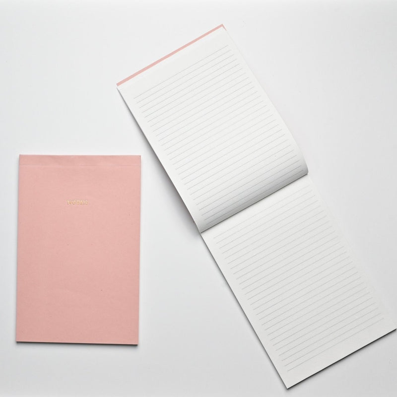 Buy Eco-friendly Tree Free Notepad | Peach | Shop Verified Sustainable Notebooks & Notepads on Brown Living™