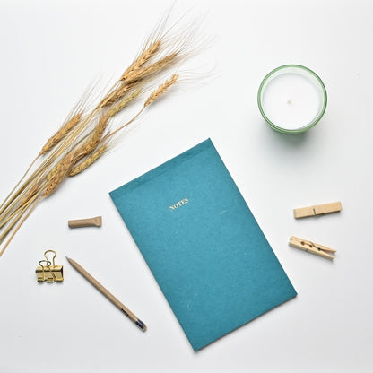 Eco - friendly Tree Free Notepad | Teal | Verified Sustainable by Brown Living™