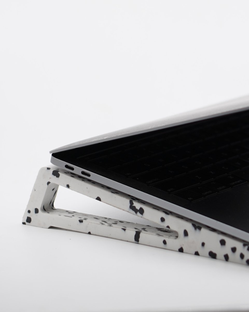 Eco - Laptop Stand I Black Dot | Verified Sustainable by Brown Living™