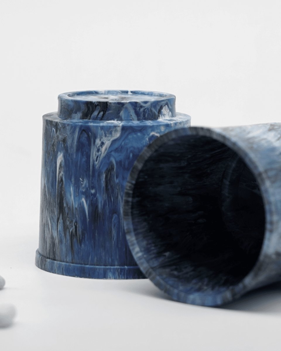 Eco - Planter I Luxury Blue I Recycled | Verified Sustainable by Brown Living™