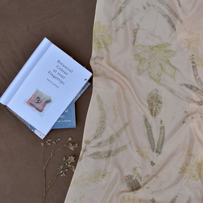 Eco - Printed Silk Scarves | Verified Sustainable by Brown Living™