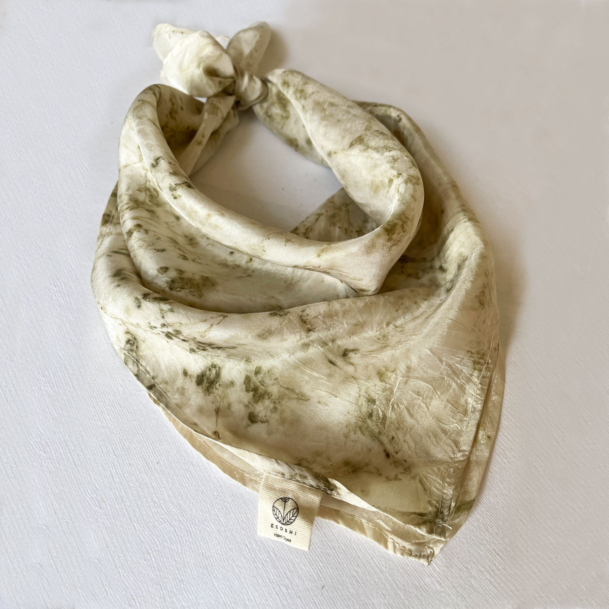 Eco - printed Wild Flower Bandana | Verified Sustainable by Brown Living™