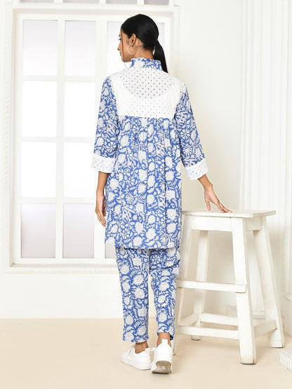 Edelina Handprinted Cotton Co - Ord Set Women | Verified Sustainable by Brown Living™