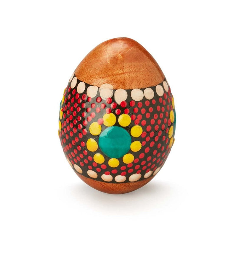 Buy Egg Shaker Painted- Red Dotted | Shop Verified Sustainable Products on Brown Living