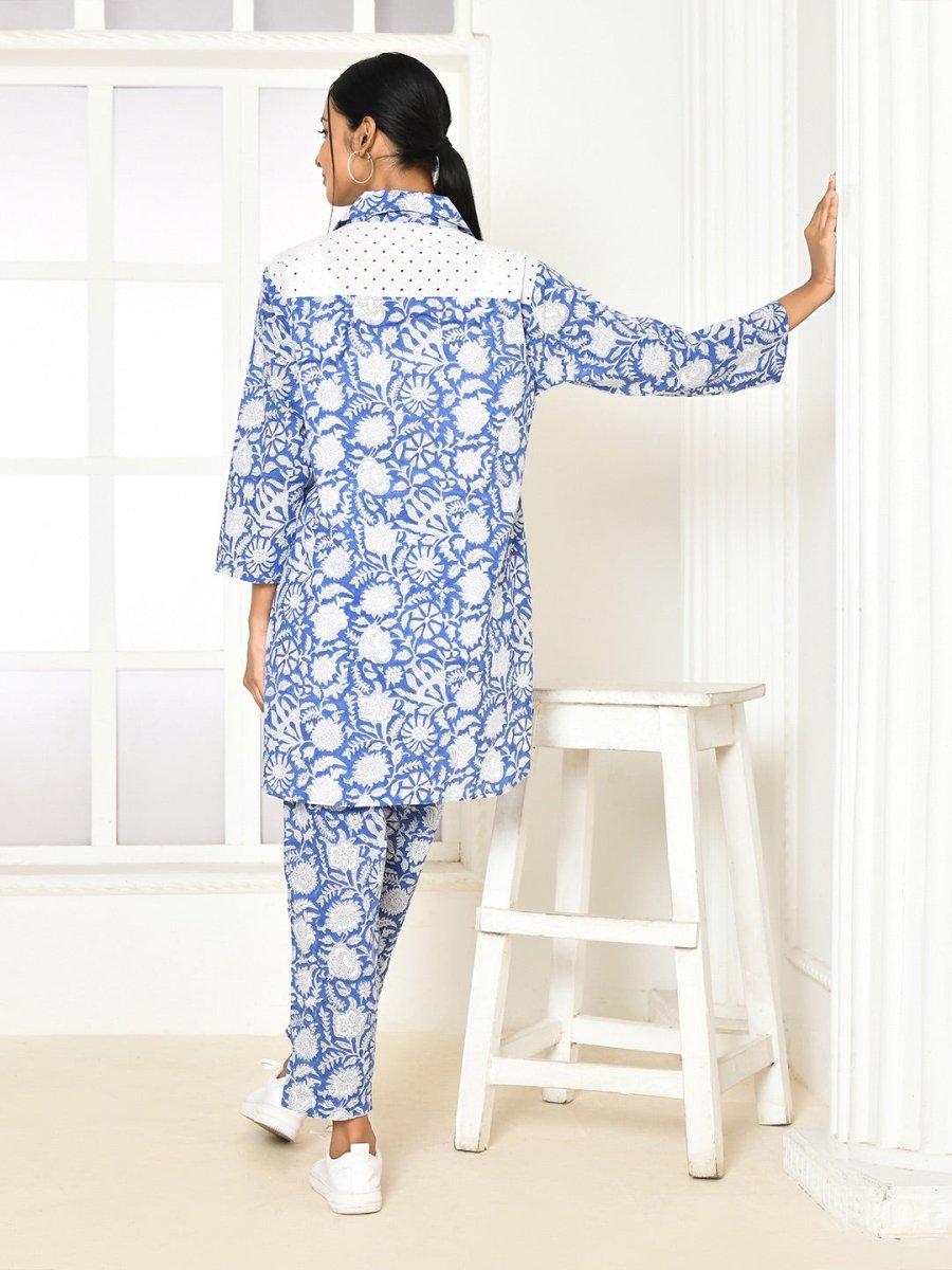 Eiley Handprinted Cotton Co - Ord Set Women | Verified Sustainable by Brown Living™