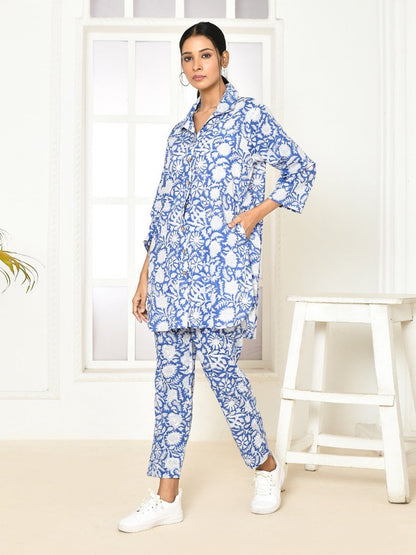 Eiley Handprinted Cotton Co - Ord Set Women | Verified Sustainable by Brown Living™