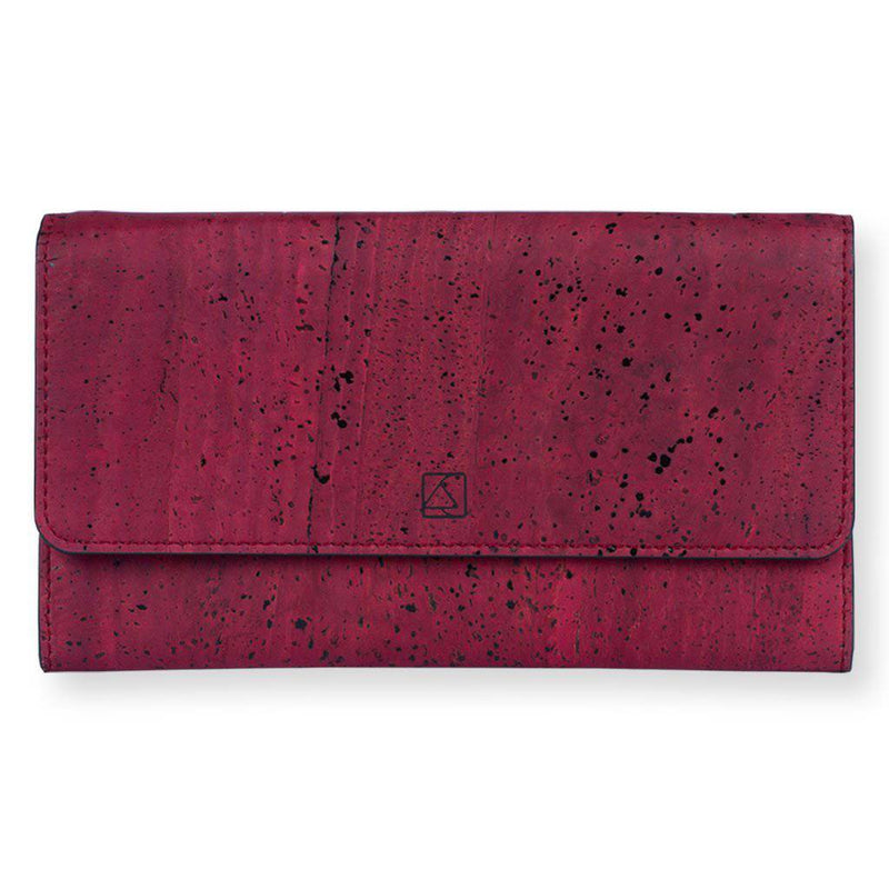 Buy Ela Trifold wallet - Maroon | Shop Verified Sustainable Womens Wallet on Brown Living™