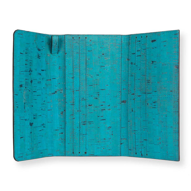 Buy Ela Trifold wallet - Teal | Shop Verified Sustainable Womens Wallet on Brown Living™