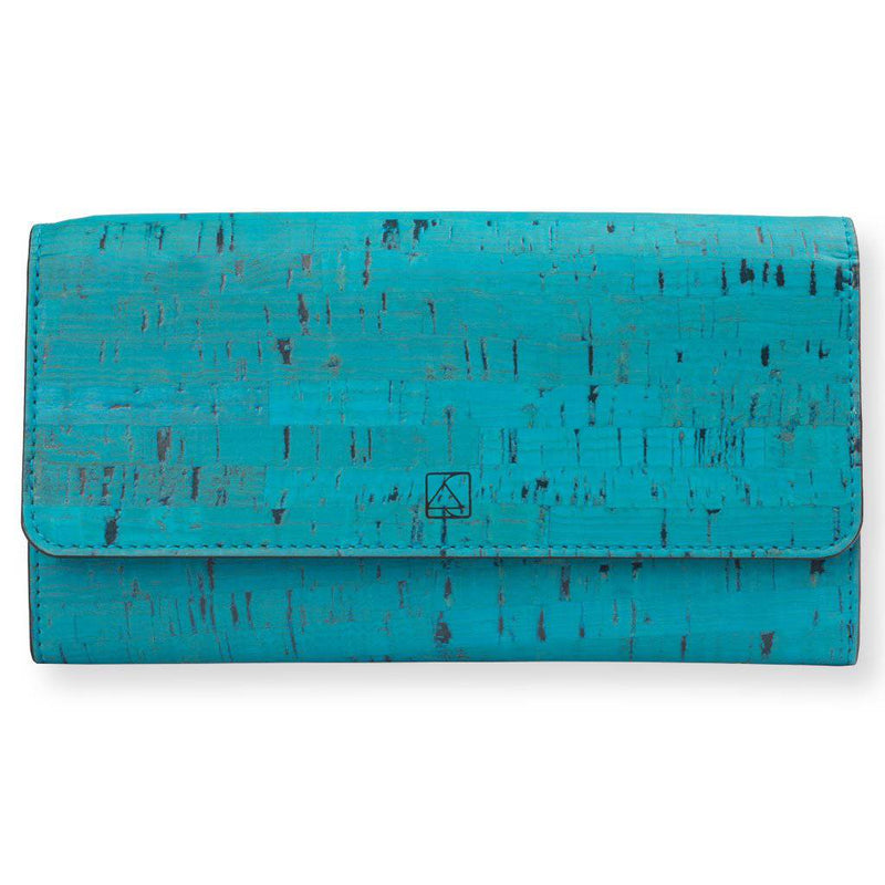 Buy Ela Trifold wallet - Teal | Shop Verified Sustainable Womens Wallet on Brown Living™