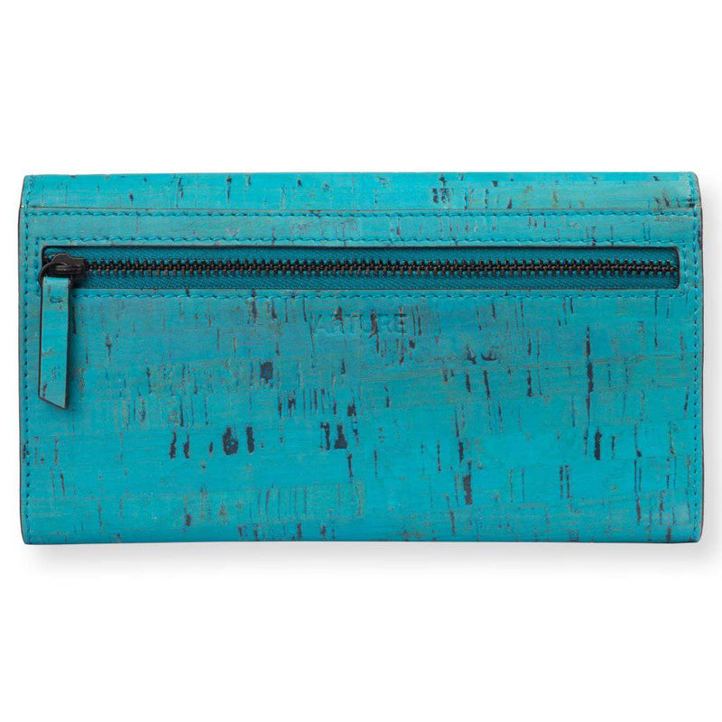 Buy Ela Trifold wallet - Teal | Shop Verified Sustainable Products on Brown Living