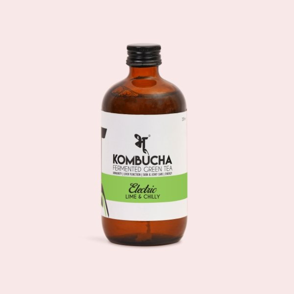 Electric | Lime & Chilly Kombucha | Verified Sustainable by Brown Living™