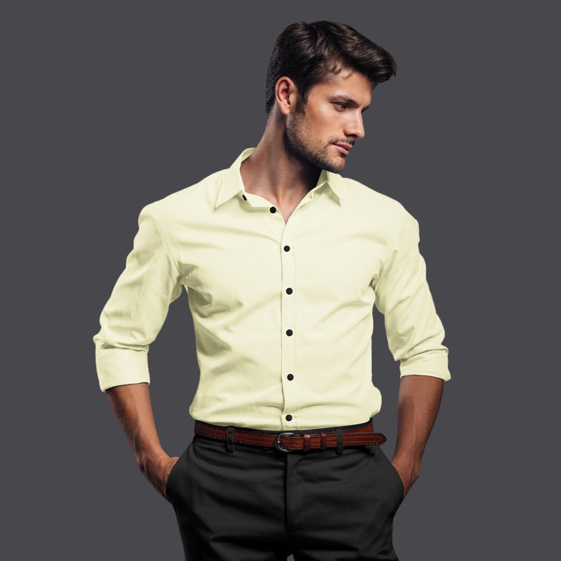 Buy Elegant Hemp Shirt in Light Green | Shop Verified Sustainable Products on Brown Living