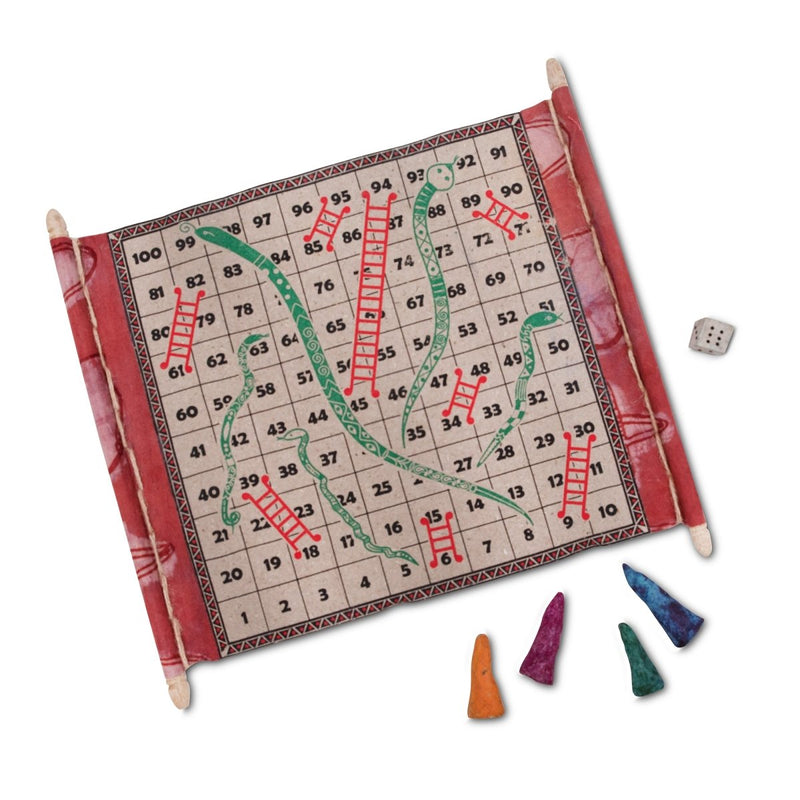 Buy Elephant Poo Paper Snakes & Ladders | Shop Verified Sustainable Sports & Games on Brown Living™