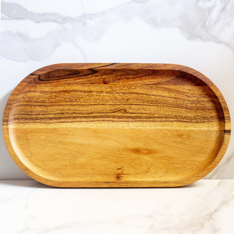 Buy Elliptical Wooden Tray | Shop Verified Sustainable Trays & Platters on Brown Living™