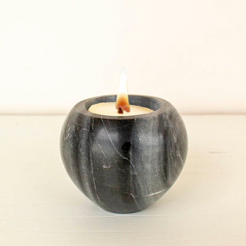 Buy Elongated Concave Tealight Holder | Shop Verified Sustainable Candles & Fragrances on Brown Living™