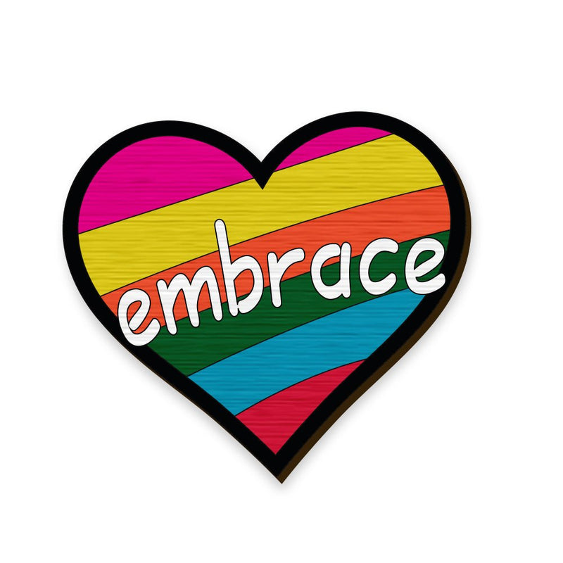 Buy Embrace Hand Painted Pin | Shop Verified Sustainable Products on Brown Living