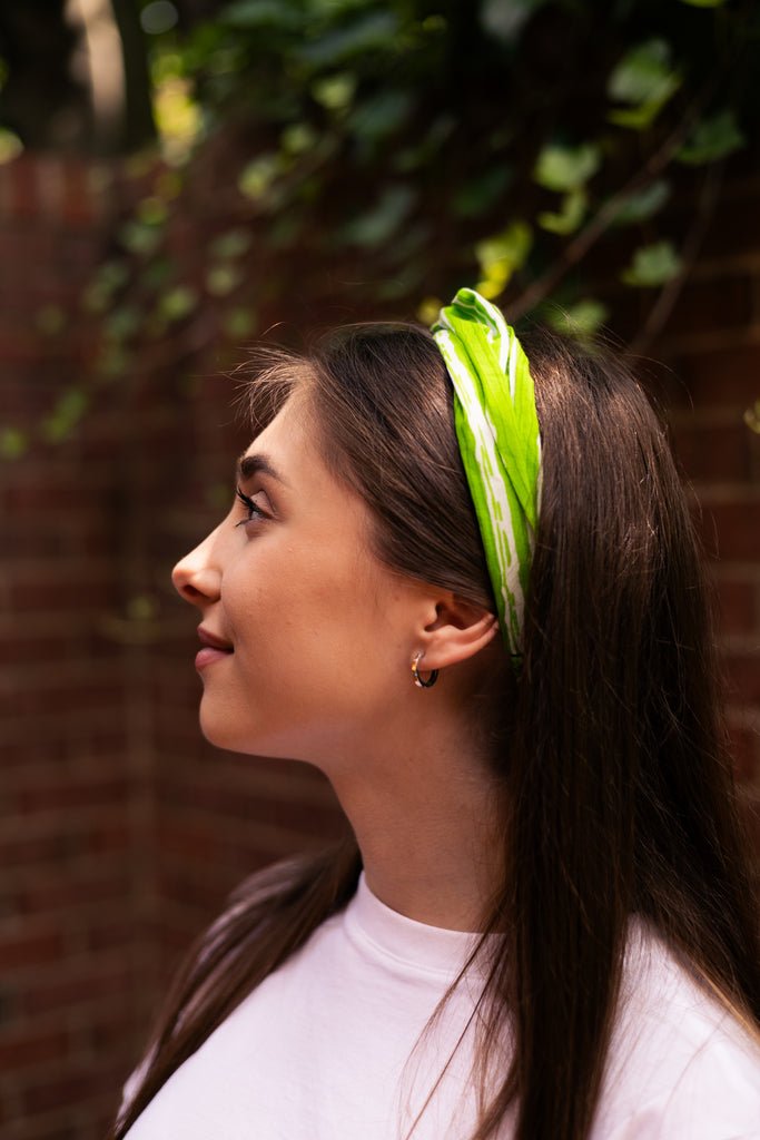 Buy Emerald Soft Knot Headband | Shop Verified Sustainable Products on Brown Living