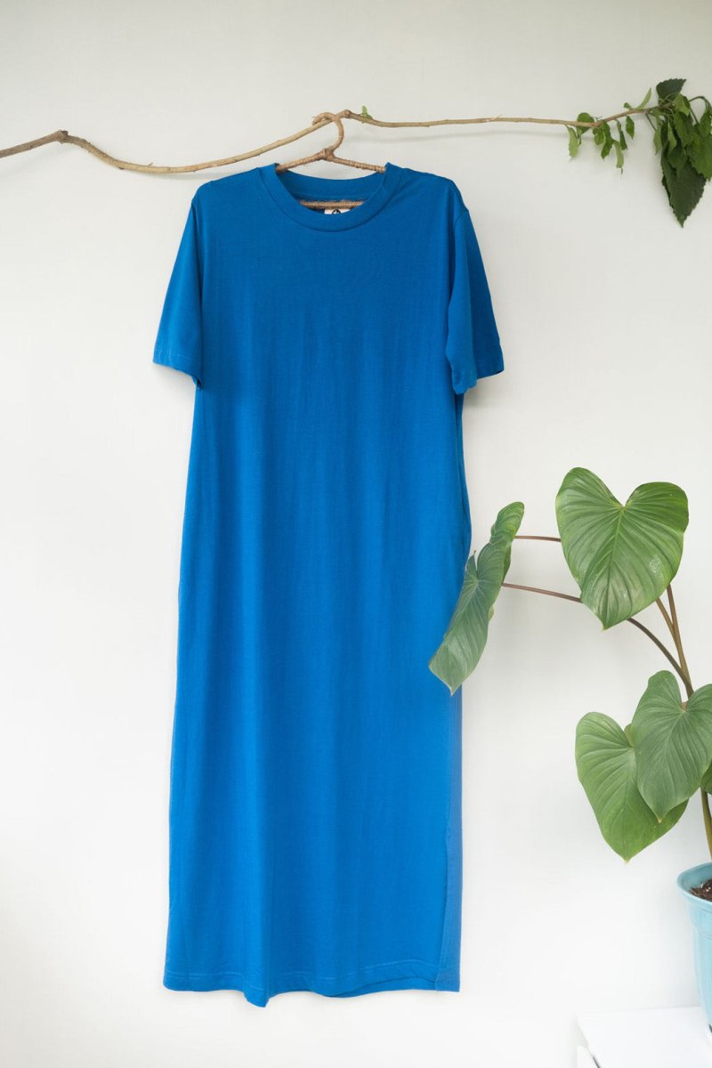 Buy Escape Organic Cotton Tee Dress | Shop Verified Sustainable Womens Dress on Brown Living™