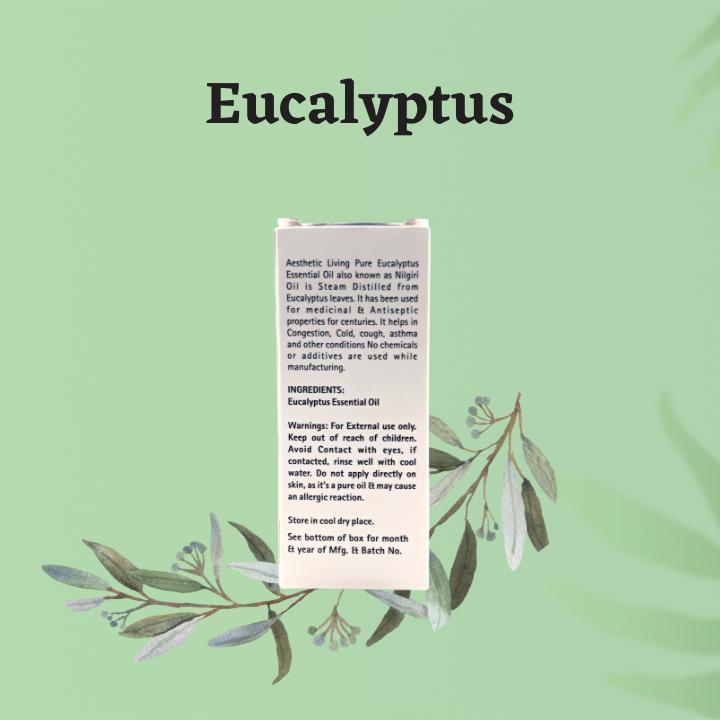 Buy Eucalyptus Pure Essential Oil 15 ml | Shop Verified Sustainable Essential Oils on Brown Living™