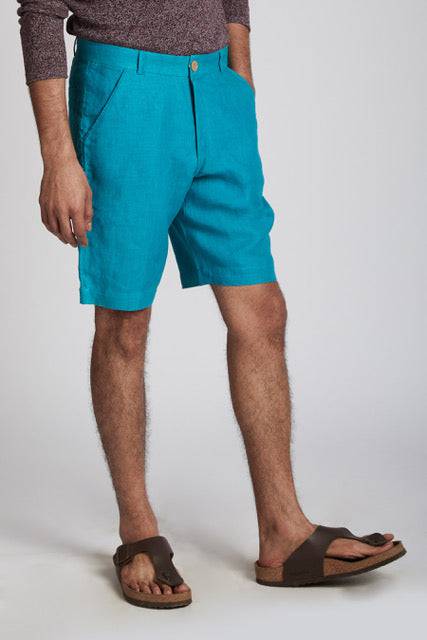 Buy Evanescent Patch Pocket Shorts Teal | Shop Verified Sustainable Mens Shorts on Brown Living™