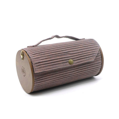 Evening Pansy Round Clutch | Verified Sustainable by Brown Living™