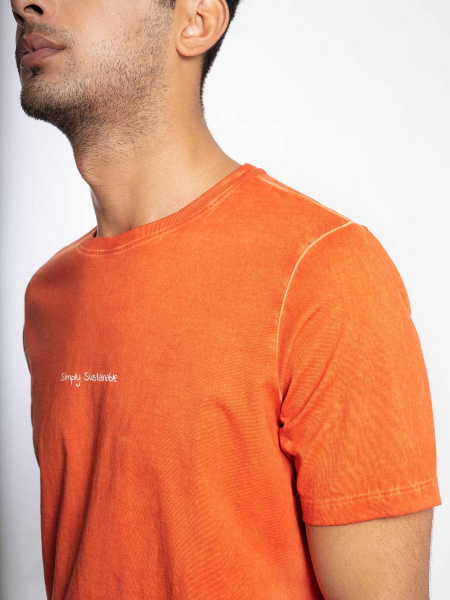 Evoke - 100% Organic Cotton Unisex T-shirt - Orange | Verified Sustainable by Brown Living™