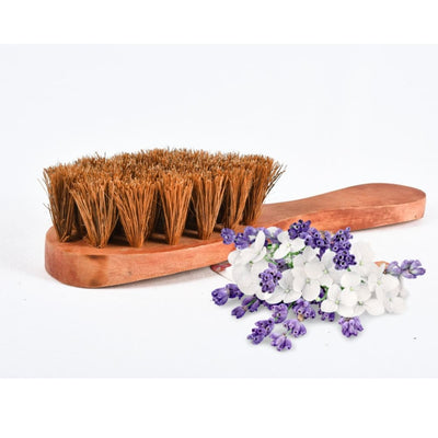 Exfoliating Dry Body Coir Brush – Bath Accessories on Brown Living™. SKU: OEP081. Img 1.