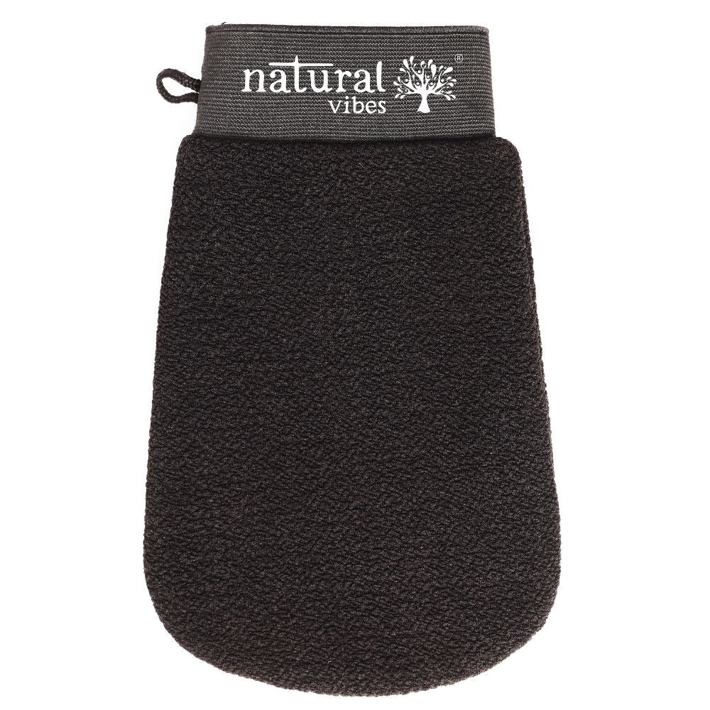 Exfoliating & Scrubbing Glove for Smooth Skin & Cellulite Reduction – Body Scrub by Natural Vibes available on Brown Living™. . SKU: NV_exfoliating_glove. Img 1.