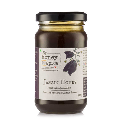 Exotic Natural Jamun Honey – Honey & Syrups on Brown Living™. SKU: JH250GM. Img 2.