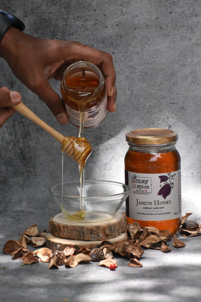 Exotic Natural Jamun Honey – Honey & Syrups on Brown Living™. SKU: JH250GM. Img 1.
