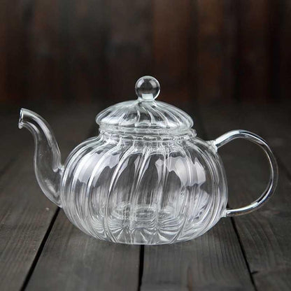 Exquisite Victorian Glass Kettle With Infuser - A Must - Have for Tea Lovers | Verified Sustainable by Brown Living™