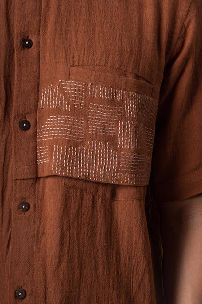 Extra Fabric Flap Shirt | Verified Sustainable by Brown Living™