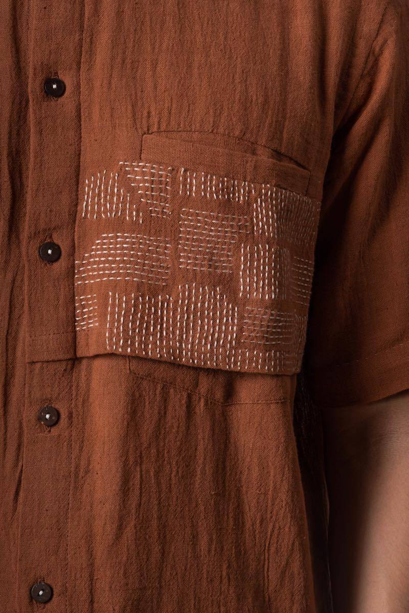 Extra Fabric Flap Shirt | Verified Sustainable by Brown Living™