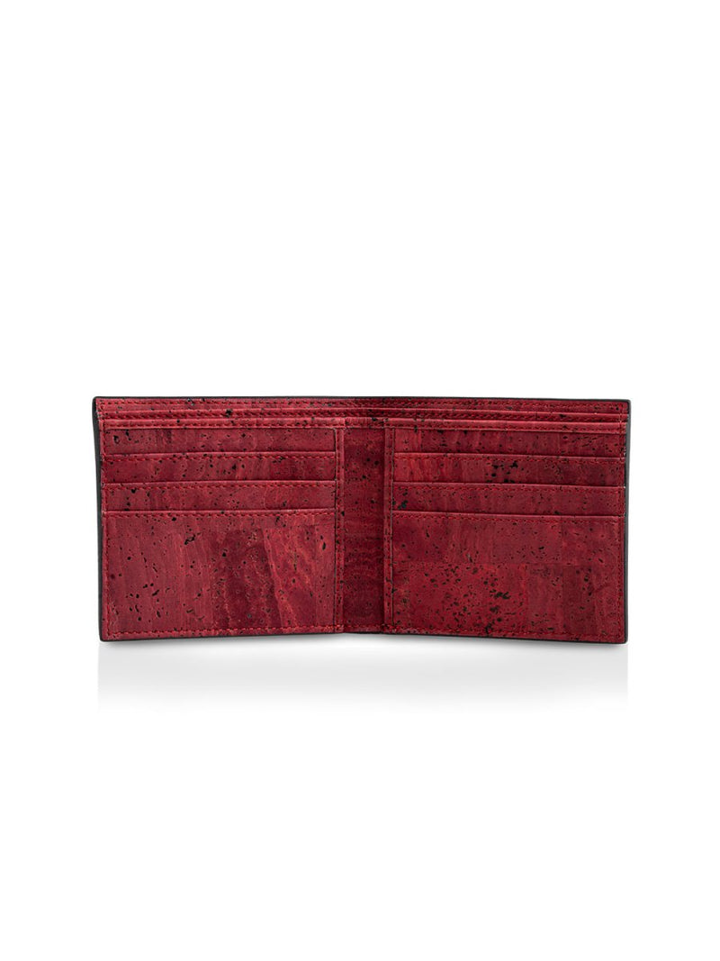 Buy Ezra Men's Cork Bi-Fold Wallet - Midnight Black | Shop Verified Sustainable Products on Brown Living