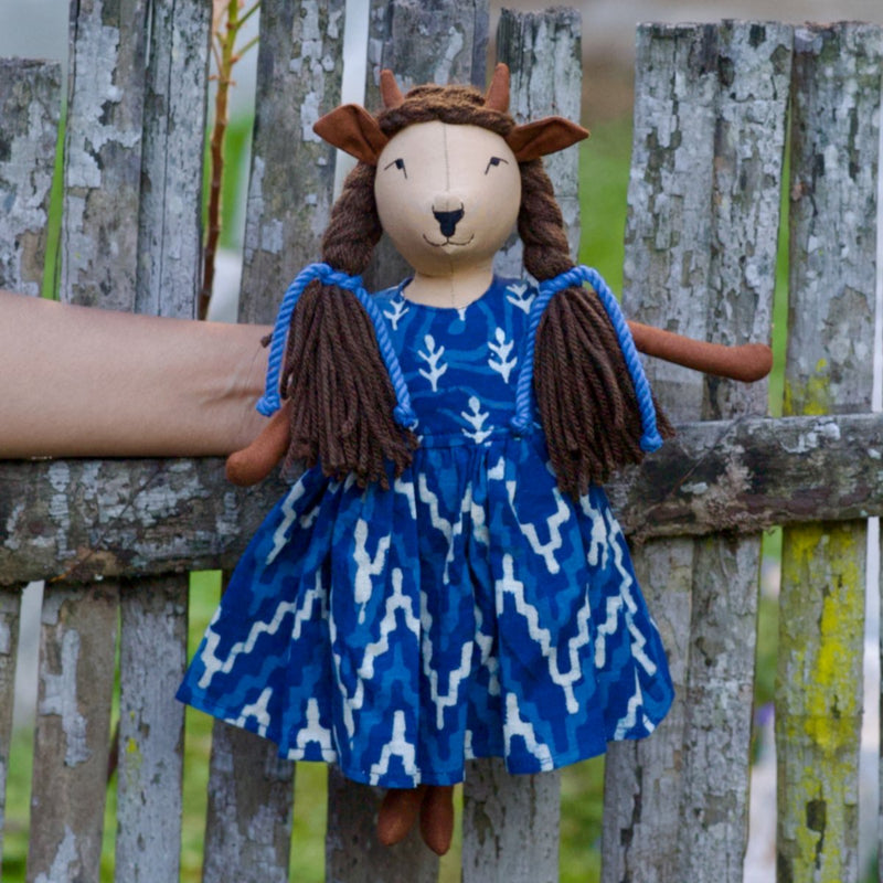 Fabric Dolls, Play Set, Nandi the bull | Verified Sustainable Role & Pretend Play Toys on Brown Living™