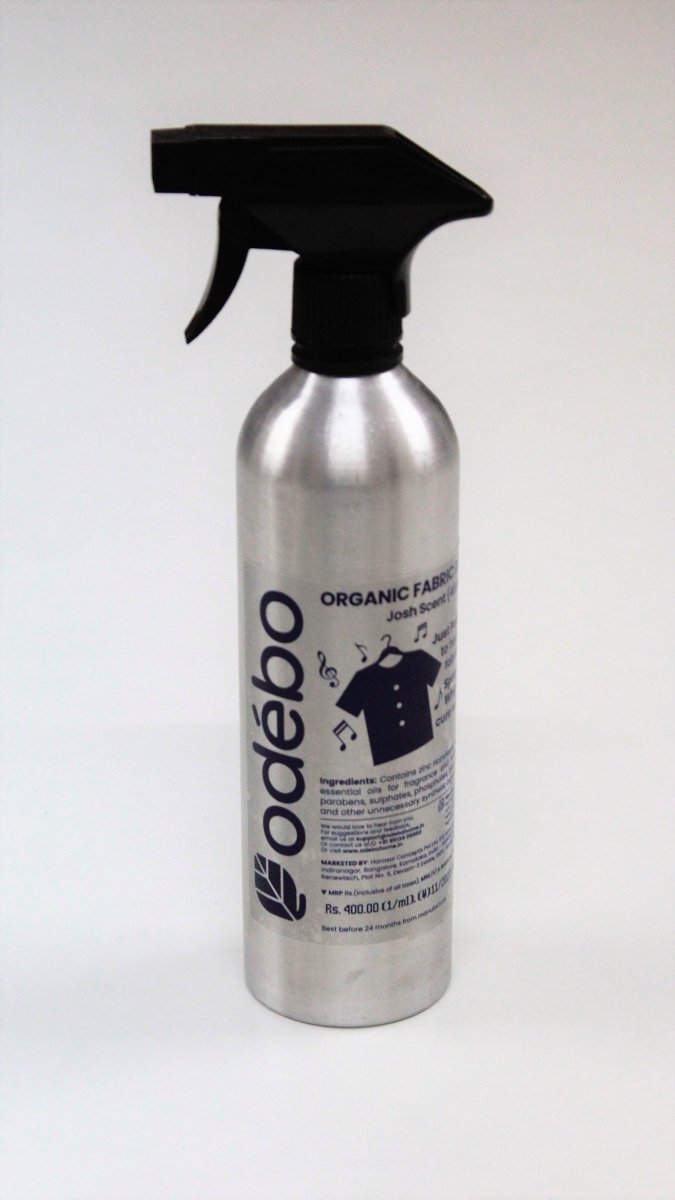 Buy Fabric Refresher Spray | Reusable Aluminium Bottle | Deodorizer | Mild Fragrance | 400ml | Shop Verified Sustainable Cleaning Supplies on Brown Living™