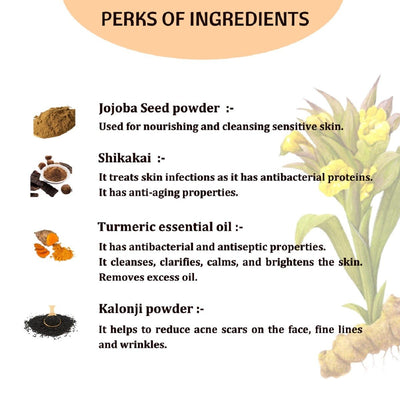 Face Mask Scrub - Pure, Organic Exfoliation – Face Pack on Brown Living™. SKU: SKIE12. Img 3.