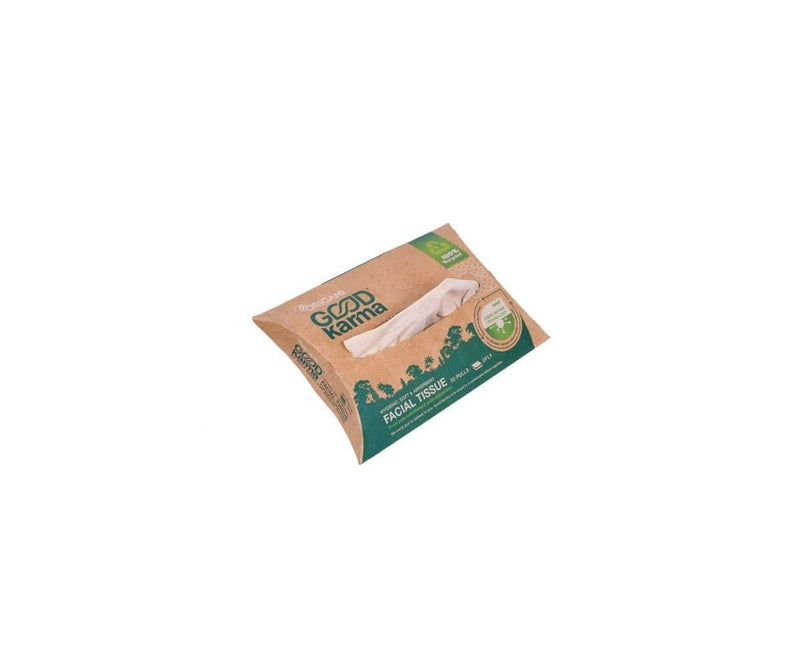 Buy Facial Tissues Pillow box - Pack of 10 | Shop Verified Sustainable Face Tissue on Brown Living™