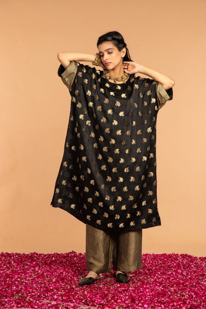 Farah Mashru Silk Choga | Verified Sustainable by Brown Living™